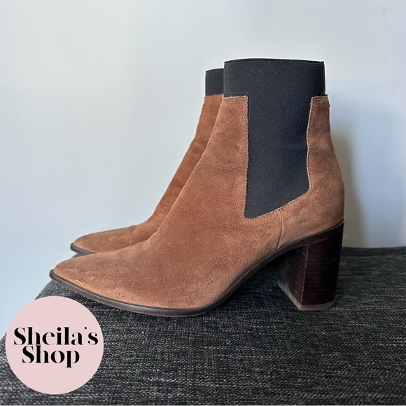 rag & bone Brynn Suede Bootie Praline Women’s Size 6.5 - Picture 6 of 8